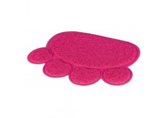 Mat kattentoilet PVC 40 x 30 cm - roze